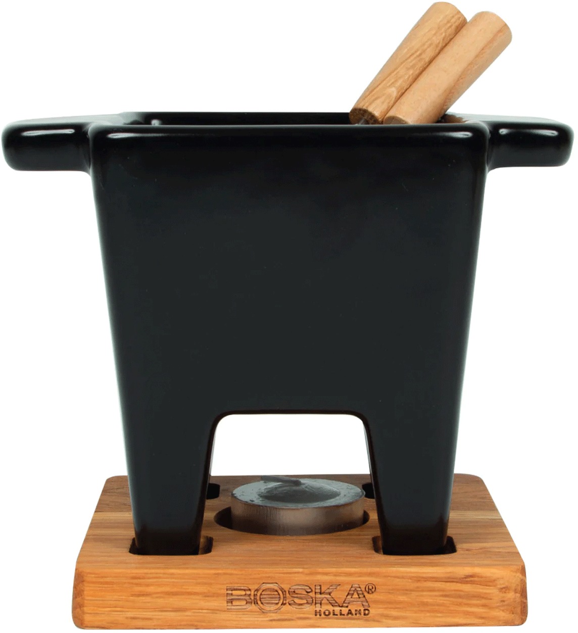 BOSKA Elegantná mini fondue súprava s ohrevom