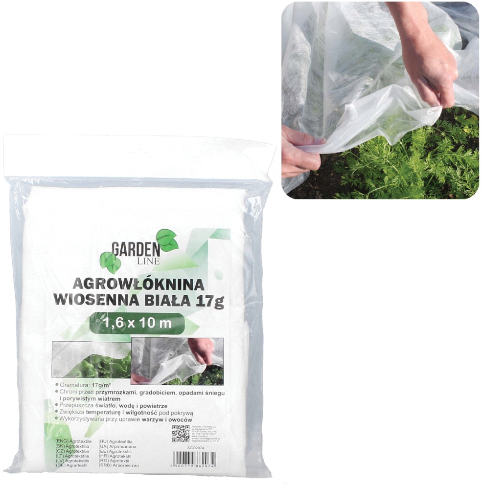 Garden Line Biela jarná netkaná textília