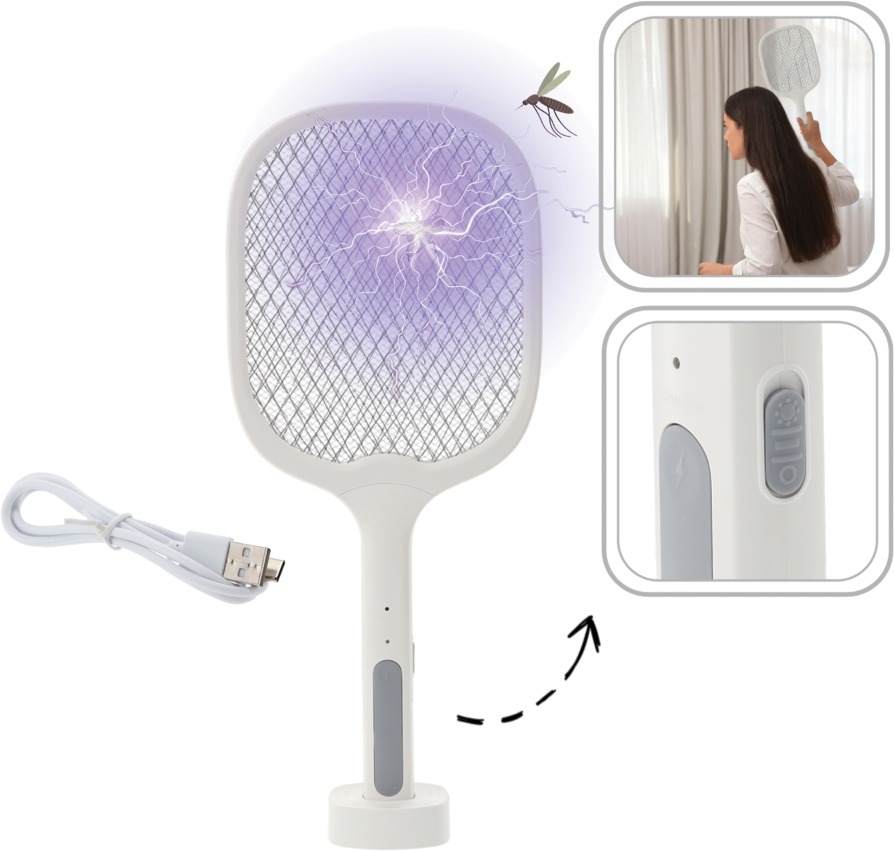 Garden Line Elektrická plácačka na hmyz 2v1