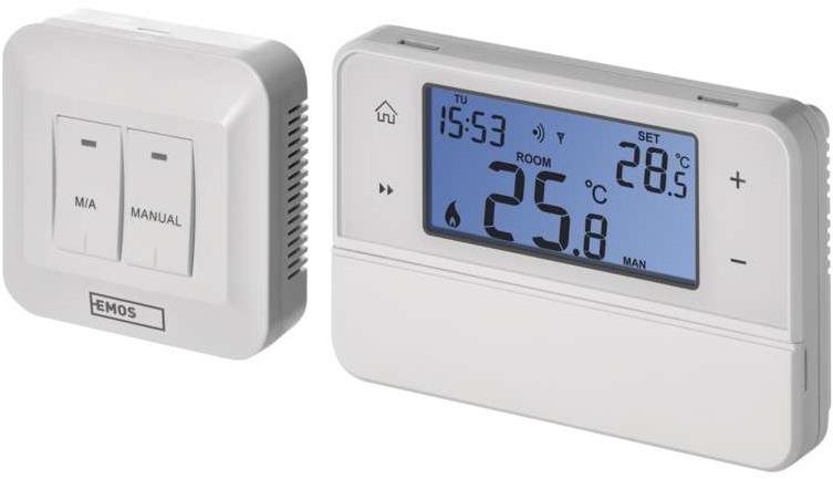 EMOS Izbový bezdrôtový termostat s komunikáciou OpenTherm P5616OT