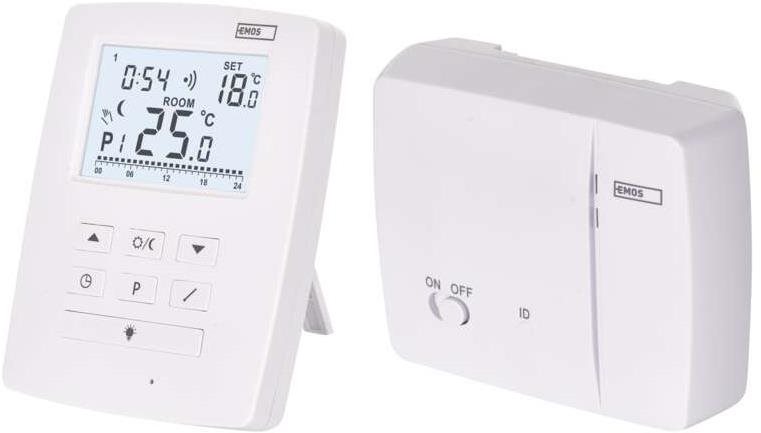 EMOS Izbový termostat s komunikáciou OpenTherm, bezdrôtový, P5611OT