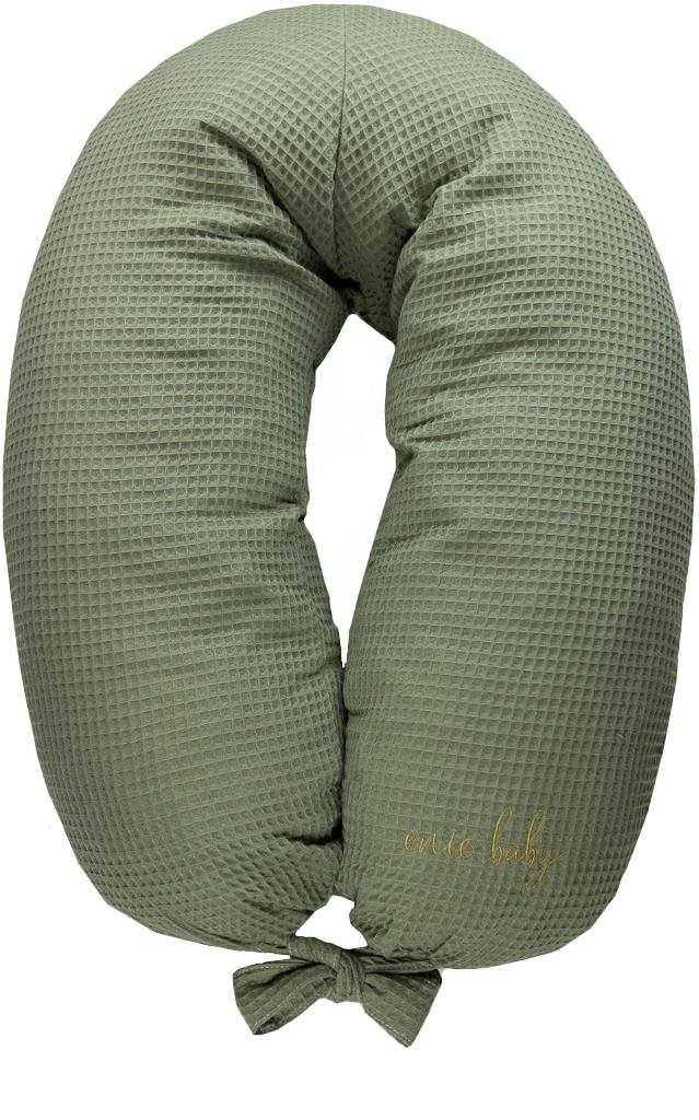 ENIE BABY dojčiaci vankúš VAFLOVÝ – khaki