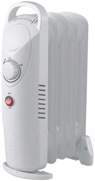 Entac Malý olejový radiátor, 500 W, termostat, 5 rebier