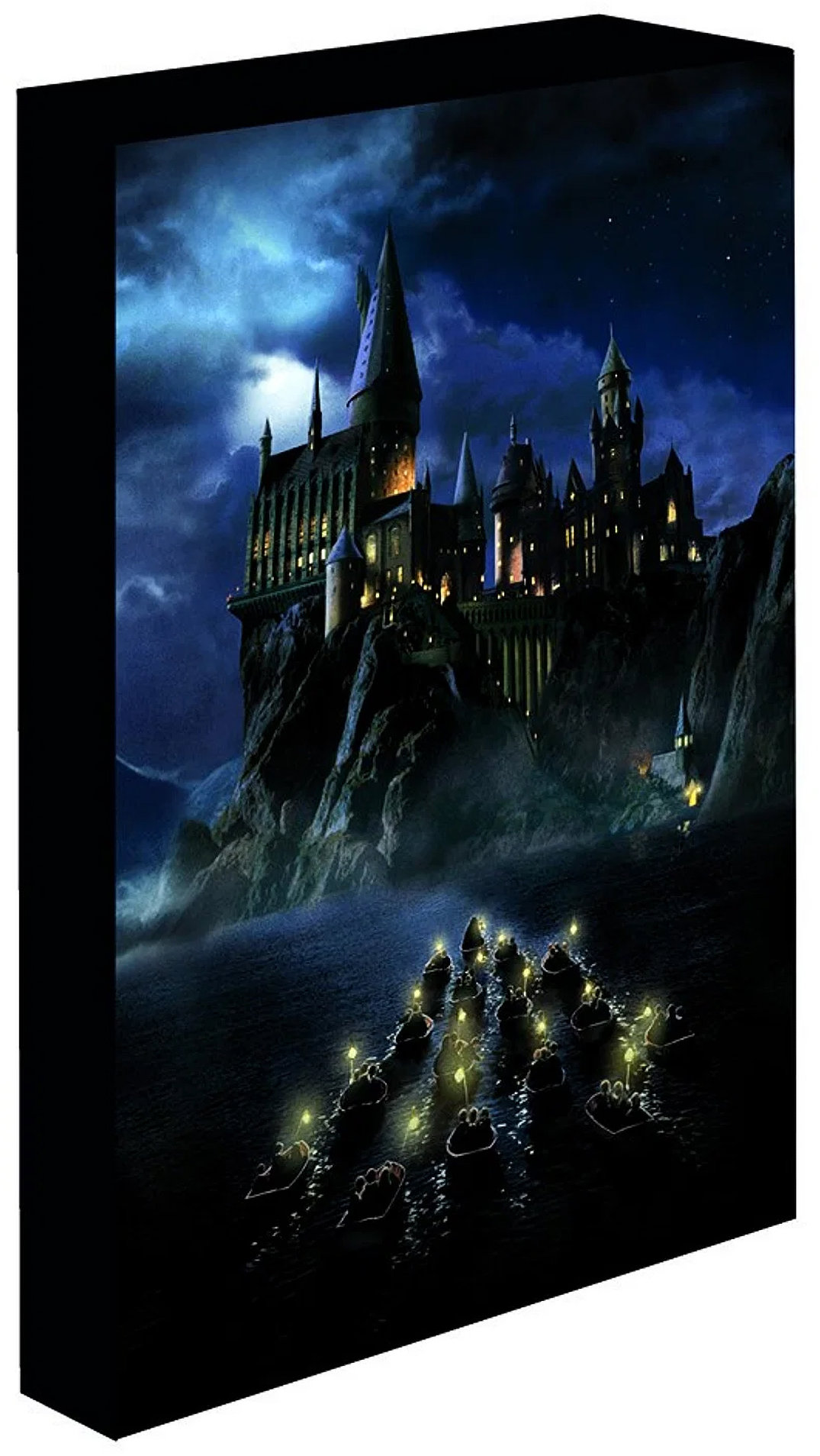 Harry Potter – Rokfort, 30 × 40 cm – LED svietiaci obraz
