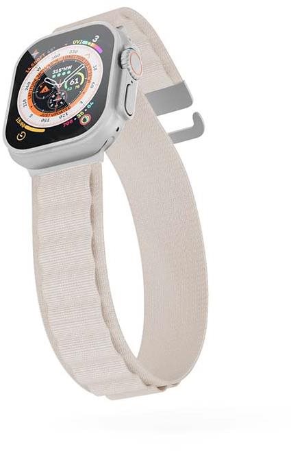 Epico Alpine Loop pásik pre Apple Watch SE/Series 1 – 9 (38/40/41 mm)/10 – 11 (42 mm) – slonovinový