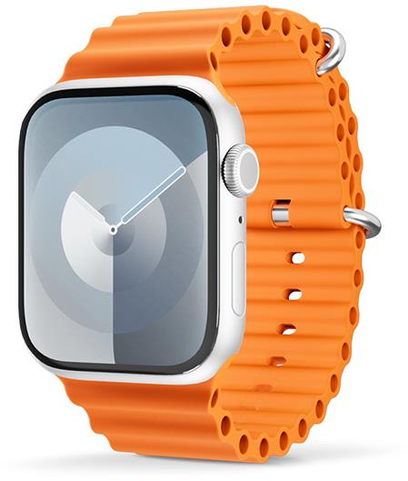 Epico Ocean remienok pre Apple Watch SE/Series 1 – 9 (38/40/41 mm)/10 – 11 (42 mm) – oranžový