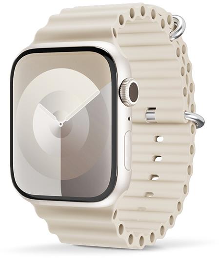 Epico Ocean remienok pre Apple Watch SE/Series 1 – 9 (38/40/41 mm)/10 – 11 (42 mm) – slonovinový