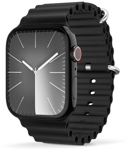 Epico Ocean remienok pre Apple Watch SE/Series 1 – 9 (38/40/41 mm)/10 – 11 (42 mm) – čierny