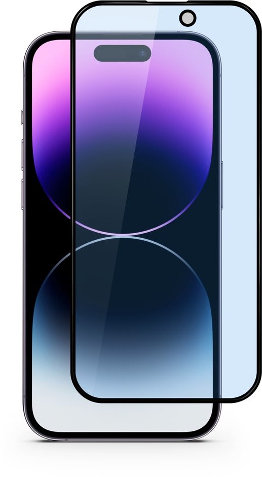 Epico 3D+ ochranné sklo s filtrom proti modrému svetlu na iPhone 14 Pro