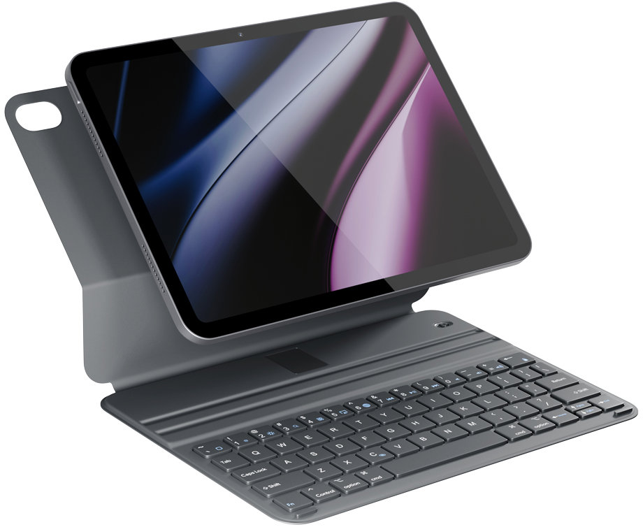 Epico UltraBoard EK20 na Apple iPad 10,9" (2022)/11" (A16) – CZ –sivé