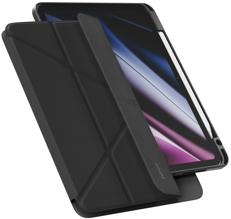 Epico TechGrain Spin 2 in 1 Flip Case pre iPad 10,9" (A14)/11" (A16) – čierny