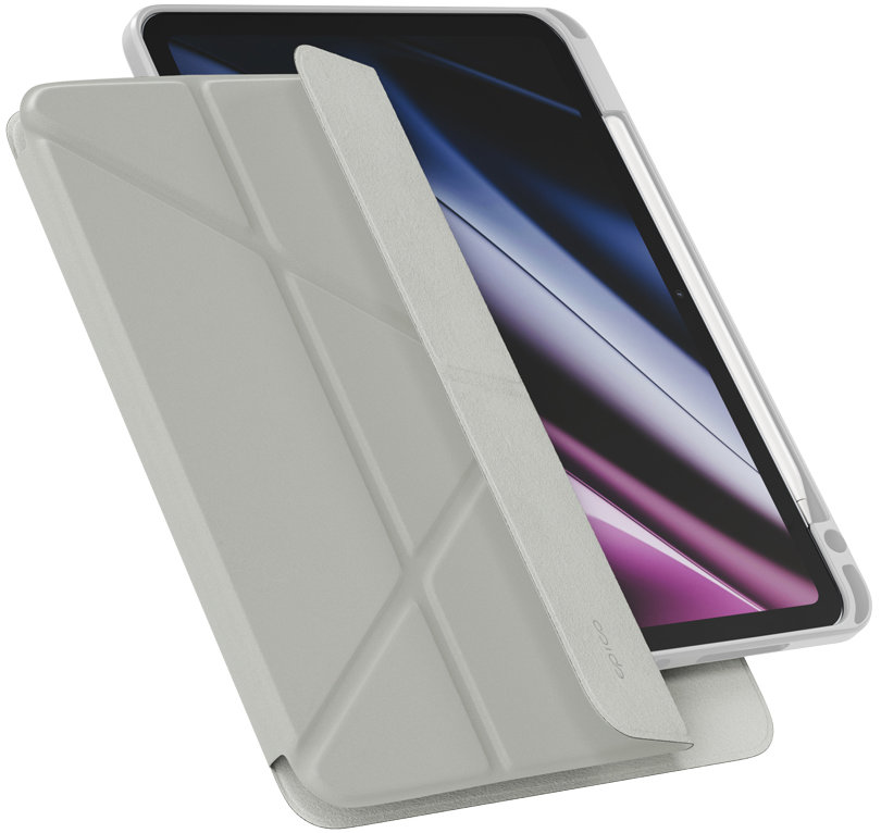 Epico TechGrain Spin 2 in 1 Flip Case pre iPad 10,9" (A14)/11" (A16) – sivý