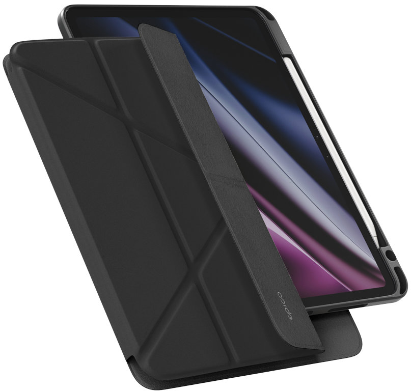Epico TechGrain Spin 2 in 1 Case iPad Pro 11" (3. – 6. gen)/Air 10,9" (A14-M1)/Air 11" (M2-M4) – čierny