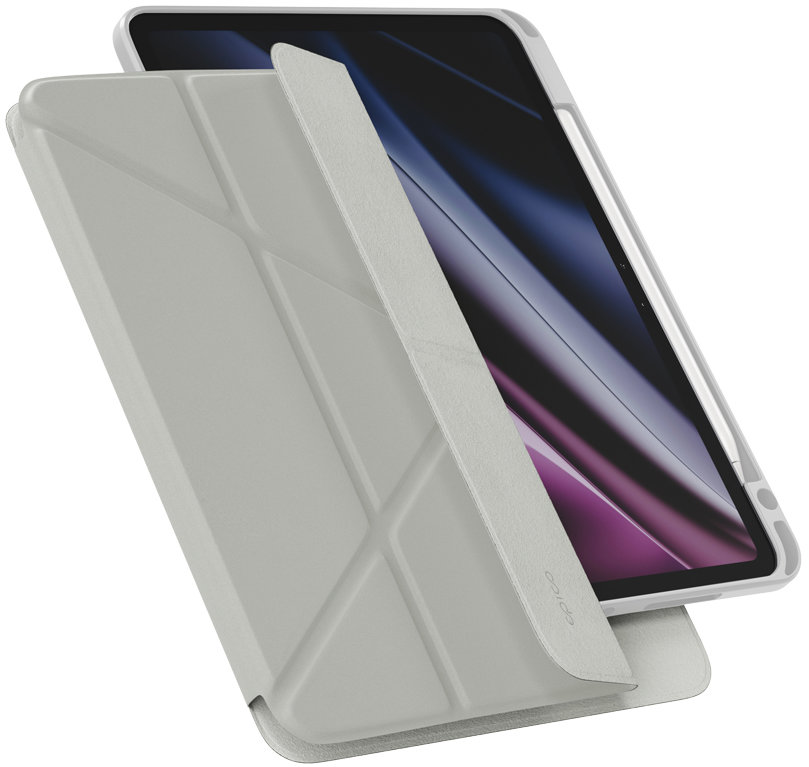 Epico TechGrain Spin 2 in 1 Case iPad Pro 11" (3. – 6. gen)/Air 10,9" (A14 – M1)/Air 11" (M2 – M4) – sivý