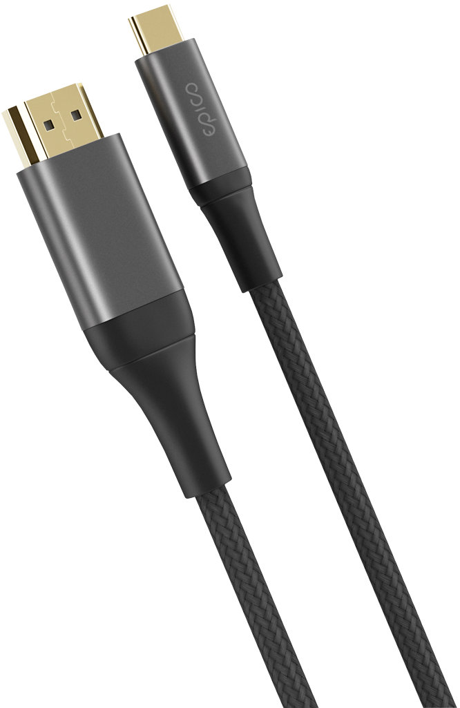 Epico UltraLink HDMI na USB-C 8K/60 Hz 2 m kábel EC65 – vesmírno sivý