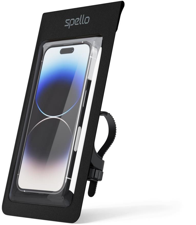 Spello by Epico vodoodolný držiak telefónu na riadidlá – čierny