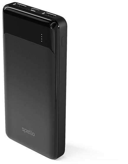Spello Slim PowerBanka 10000 mAh, čierna