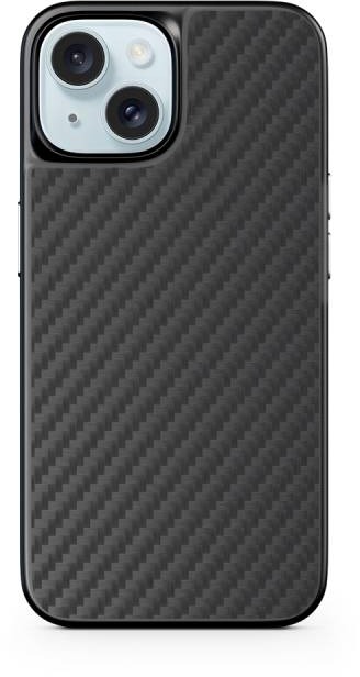 Epico Mag+ Hybrid Carbon kryt na iPhone 15 Plus s podporou MagSafe – čierny