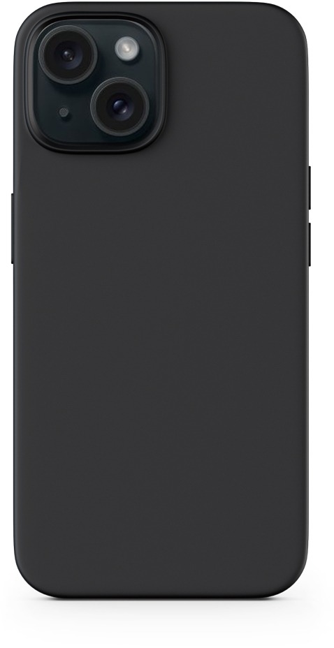 Epico Mag+ silikónový kryt na iPhone 15 Plus s podporou MagSafe – čierny