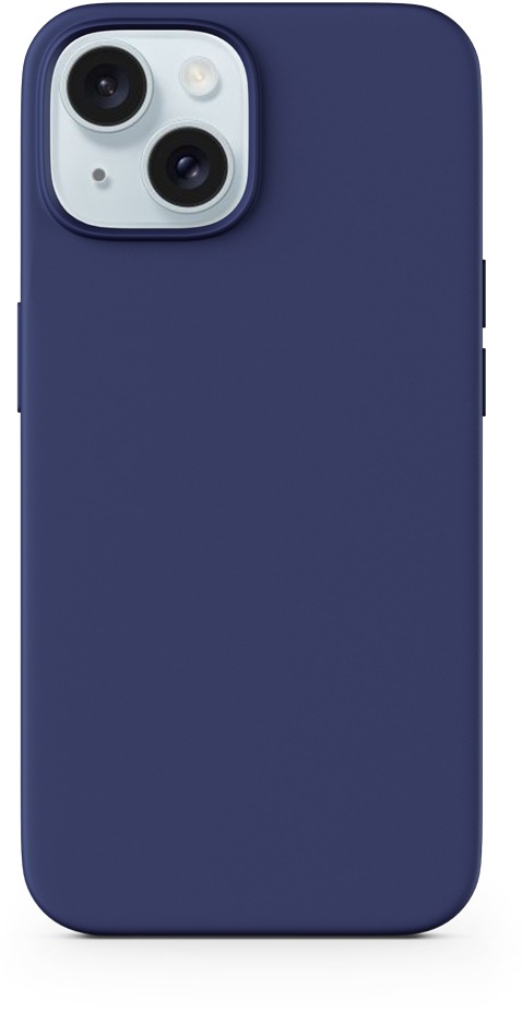 Epico Mag+ silikónový kryt na iPhone 15 s podporou MagSafe – modrý