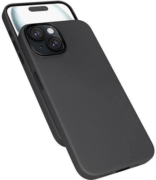 Epico Mag+ kožený kryt iPhone 15 – čierny