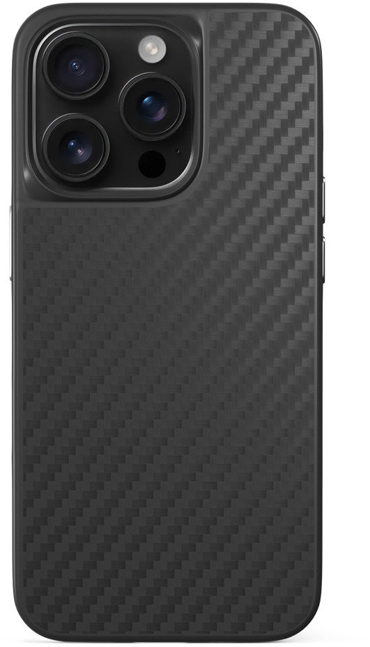 Epico Mag+ Hybrid Carbon kryt iPhone 16 Pro Max – čierny