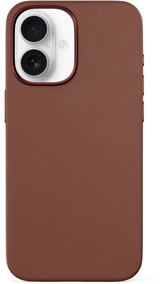 Epico Mag+ kožený kryt iPhone 16 Plus – hnedý