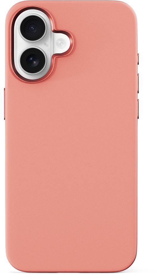 Epico Mag+ Silicone Pro kryt iPhone 16 – broskyňovo ružový