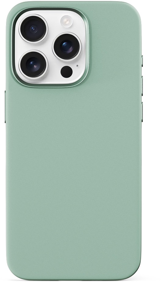 Epico Mag+ Silicone Pro kryt iPhone 16 Pro – mätovo zelený