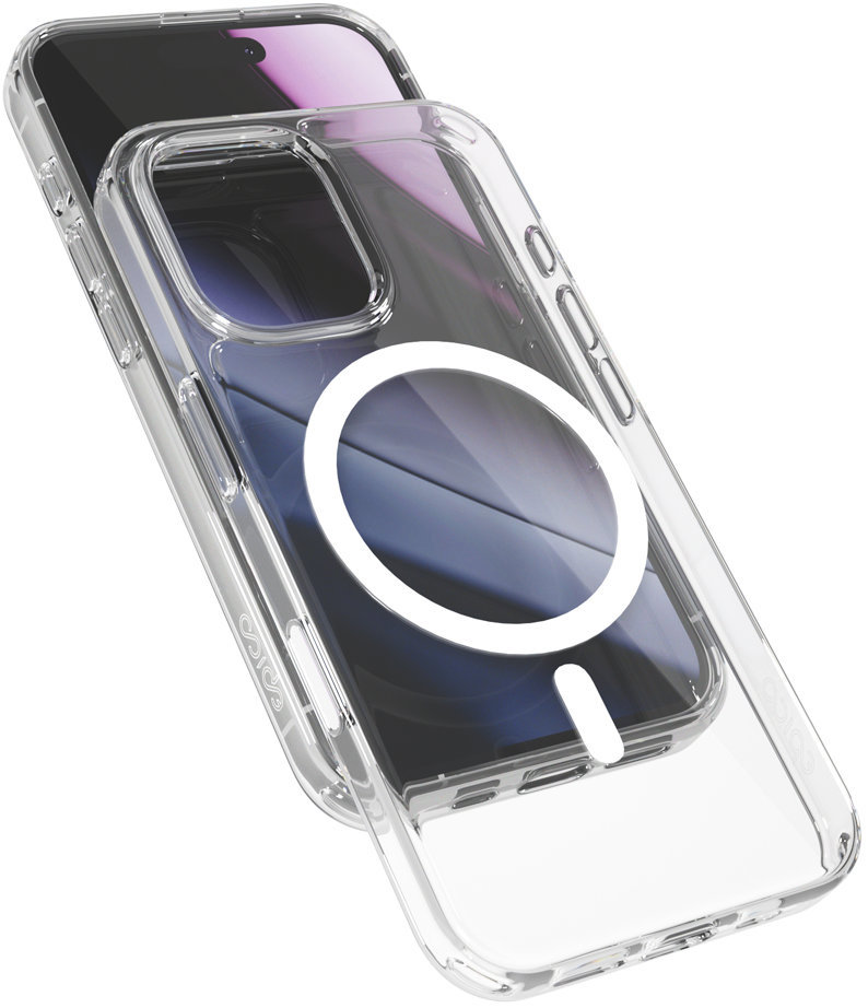 Epico Hero Mag+ kryt iPhone 17 Qi2 & MagSafe kompatibilný – transparentný