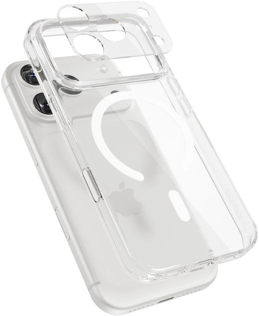Epico Hero Mag+ kryt iPhone 17 Pro Qi2 & MagSafe kompatibilný – transparentný
