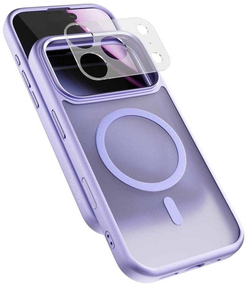 Epico HeroMatte Pro Mag+ kryt iPhone 17 Pro Max Qi2 & MagSafe kompatibilný – fialový