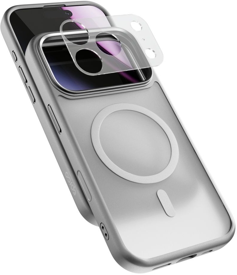 Epico HeroMatte Pro Mag+ kryt iPhone 17 Pro Max Qi2 & MagSafe kompatibilný – sivý
