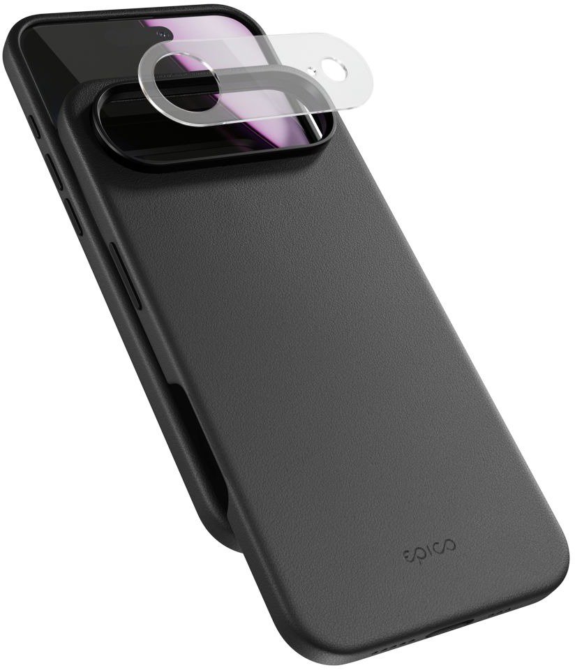 Epico Leather Pro Mag+ kryt iPhone Air Qi2 & MagSafe kompatibilný – čierny
