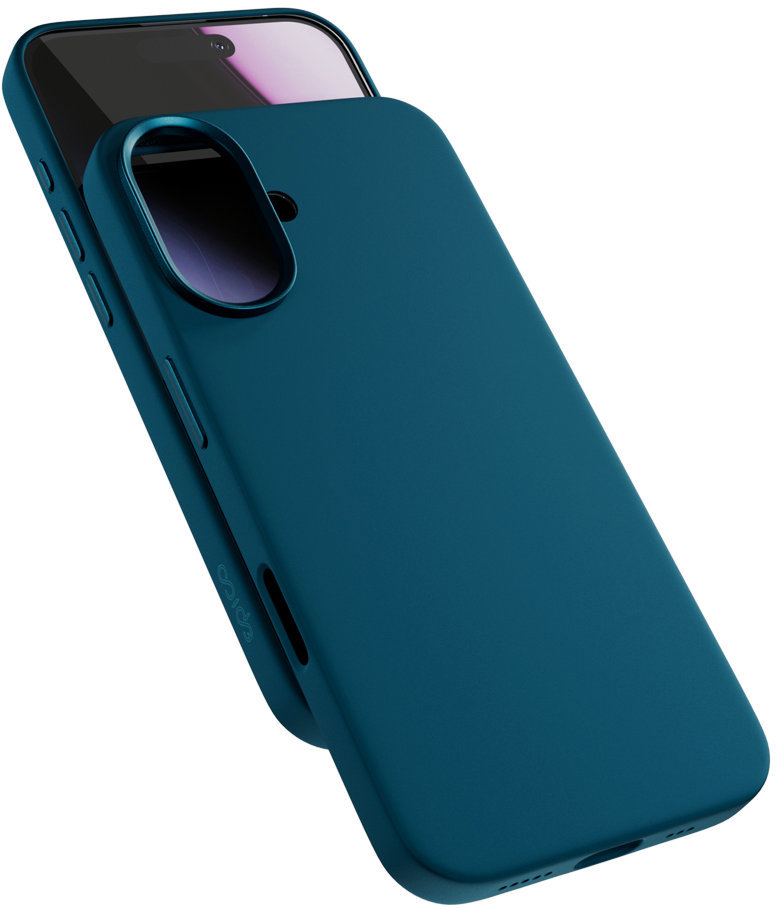 Epico Mag+ Silicone Pro kryt iPhone 17 – petrolejový modrý