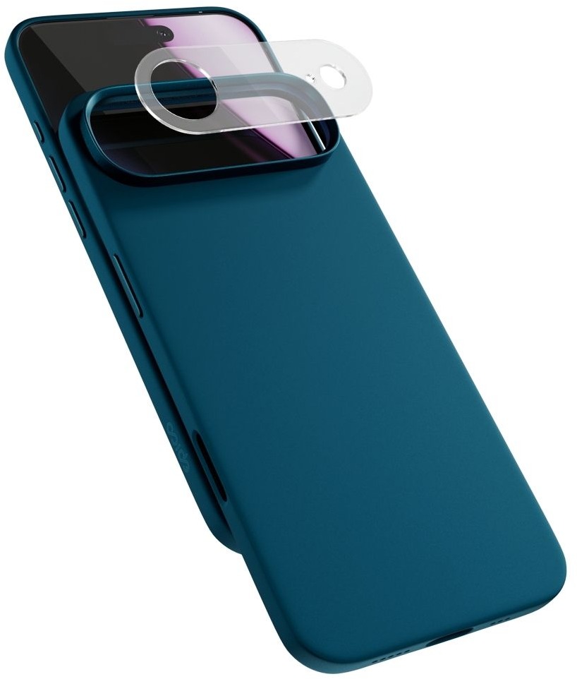 Epico Silicone Pro Mag+ kryt iPhone Air Qi2 & MagSafe kompatibilný – petrolejovo modrý