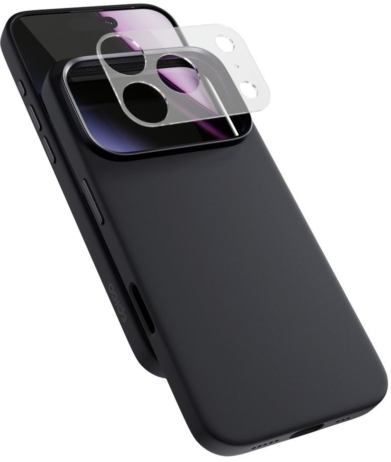 Epico Silicone Pro Mag+ kryt iPhone 17 Pro Qi2 & MagSafe kompatibilný – čierny