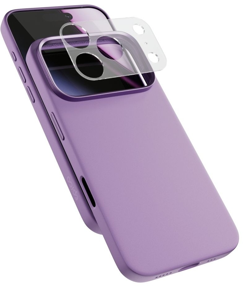 Epico Silicone Pro Mag+ kryt iPhone 17 Pro Qi2 & MagSafe kompatibilný – fialový