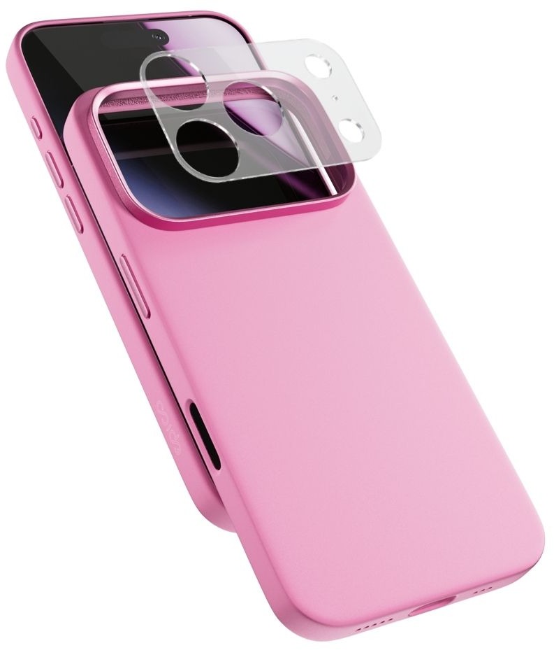 Epico Silicone Pro Mag+ kryt iPhone 17 Pro Max Qi2 & MagSafe kompatibilný – ružový