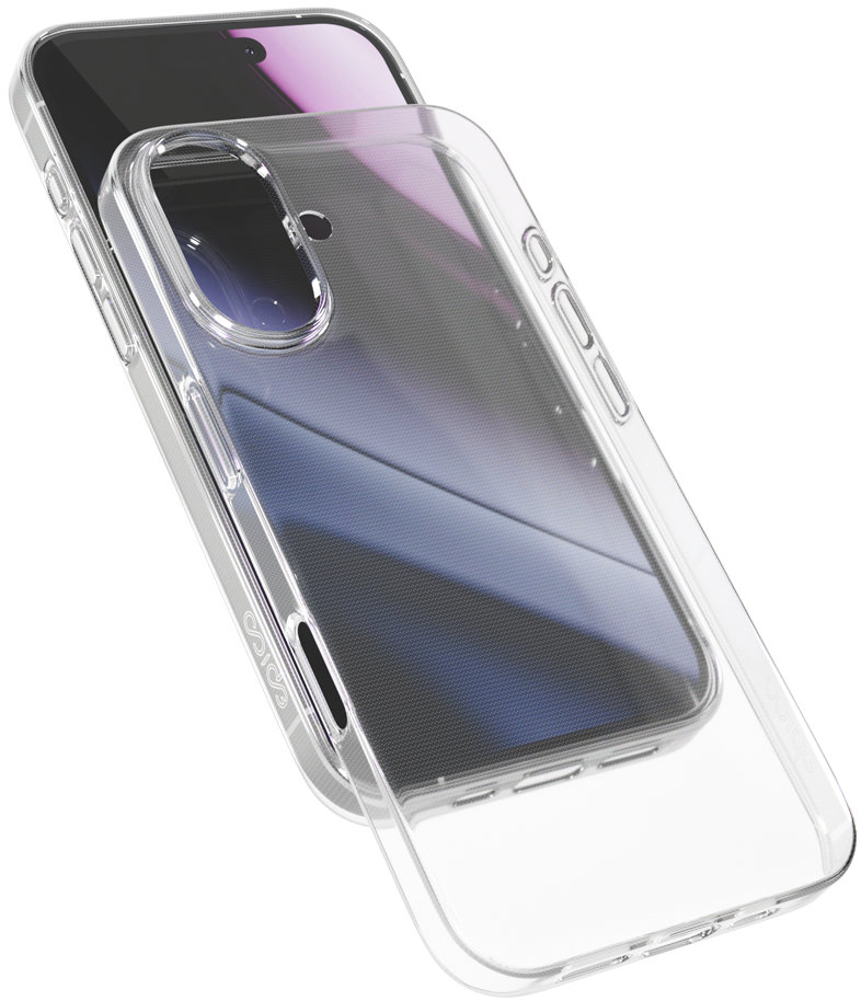 Epico Twiggy Gloss Case iPhone 17 – transparentný