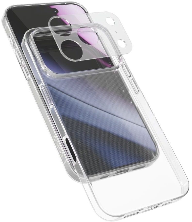 Epico Twiggy Gloss kryt iPhone 17 Pro Max Ultraľahký kryt – transparentný