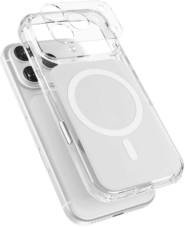 Epico Tile Mag+ kryt iPhone 17 Pro Max Qi2 & MagSafe kompatibilný – biely