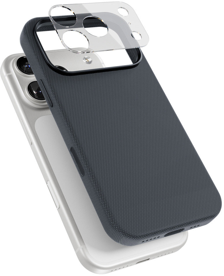 Epico SolidWoven Pro Mag+ Case iPhone 17 Pro Max Qi2 & MagSafe kompatibilný – čierny