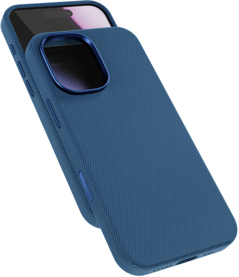 Epico SolidWoven Pro Mag+ Case iPhone 17 Qi2 & MagSafe kompatibilný – modrý