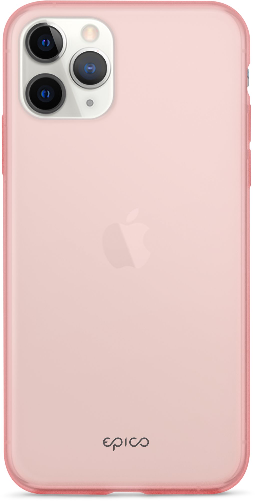 EPICO SILICONE CASE 2019 iPhone 11 Pro - červený transparentný