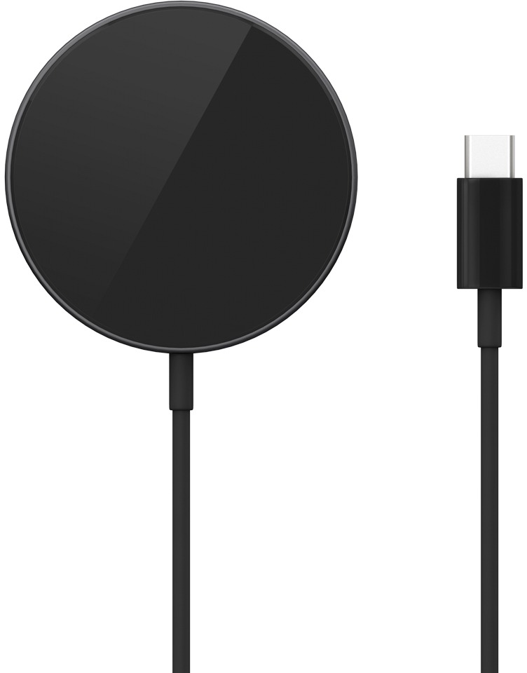 Epico Mag+ bezdrôtová hliníková nabíjačka s podporou uchytenia MagSafe - vesmírne sivá