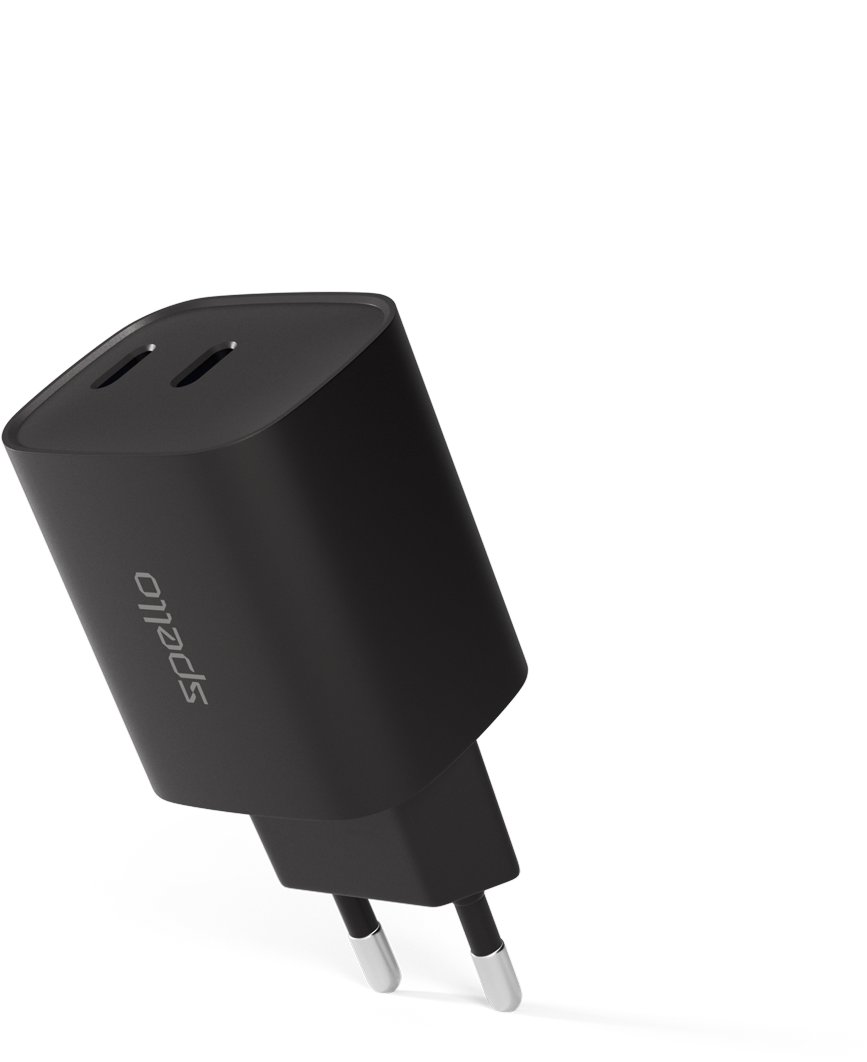 Spello ForceBoost GaN 35 W sieťový adaptér SA35 – čierna
