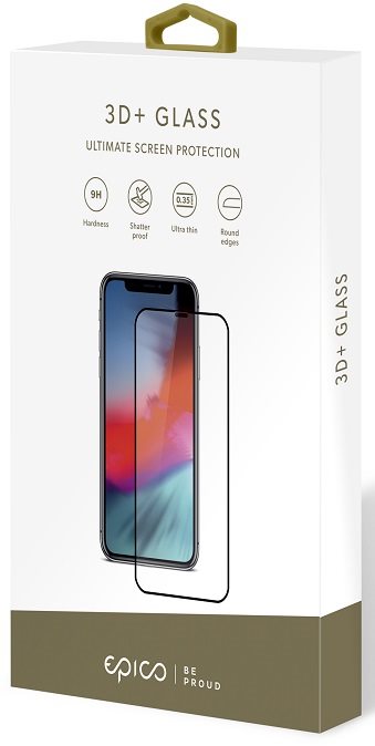 Epico Glass 3D+ na iPhone XR – čierne
