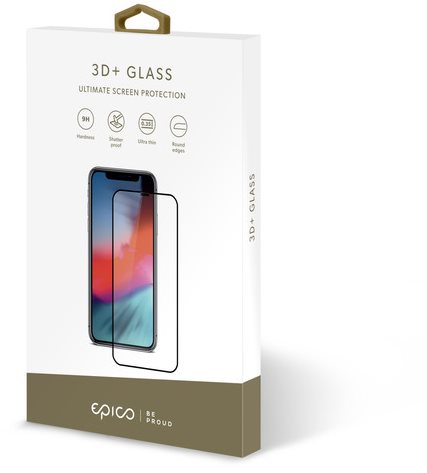 EPICO 3D+ GLASS iPhone 6/6S/7/8/SE 2020 čierne