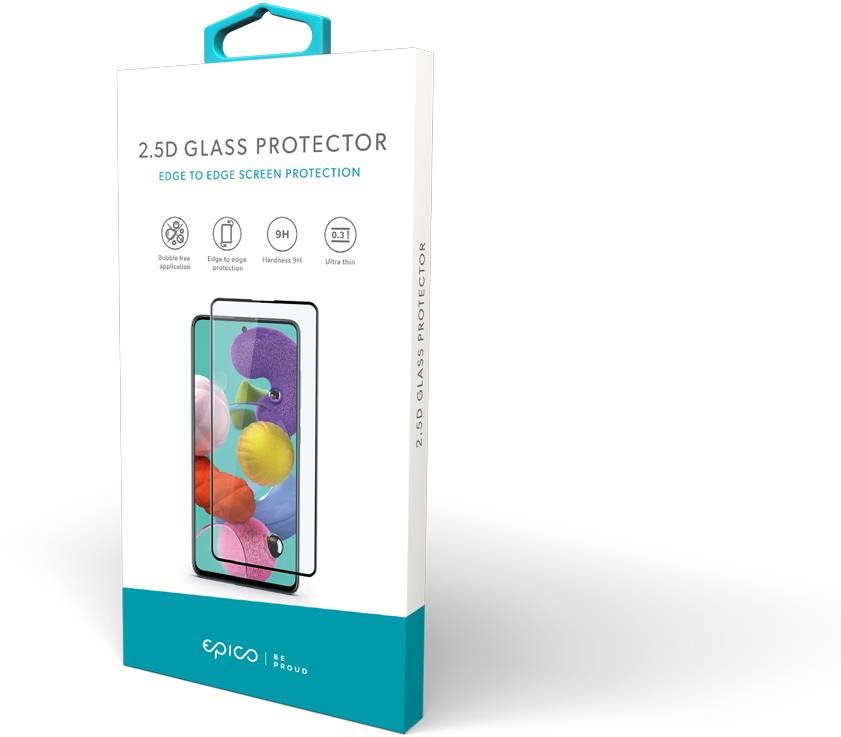 Epico 2.5D ochranné sklo pre POCO M4 5G – čierne